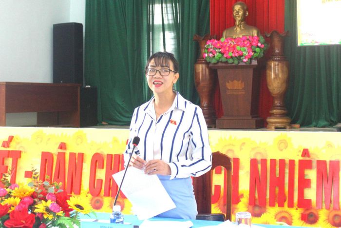 ĐBQH Trịnh Thị Tú Anh kết luận buổi làm việc