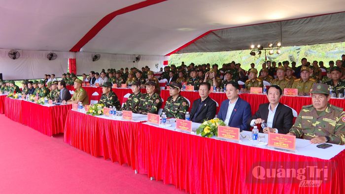 Các đại biểu tham dự buổi diễn tập - Ảnh: K.H