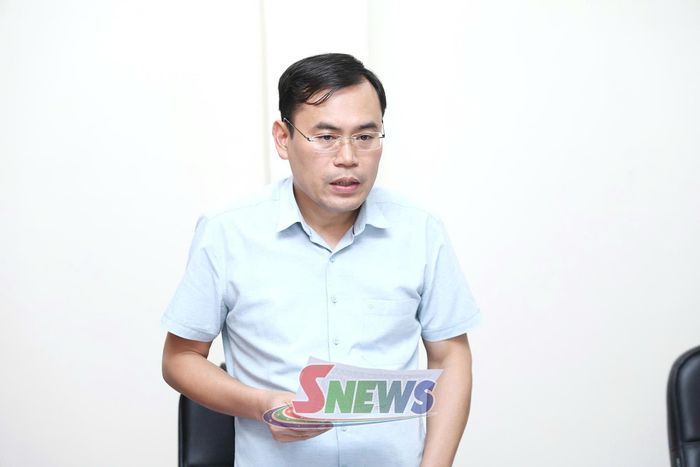 Đồng chí Phó Trưởng ban Tổ chức Tỉnh ủy, Trưởng ban Tổ chức Đảng ủy Các cơ quan Đảng tỉnh, phát biểu tại hội nghị.