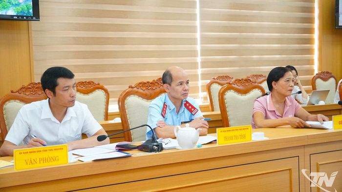 Các đại biểu tham dự buổi tiếp công dân.