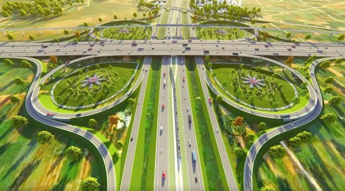 Tuyến chính dự án đường Vành đai 5 Vùng Thủ đô Hà Nội sẽ được đầu tư quy mô 6 làn xe hoàn chỉnh ngay từ đầu (Ảnh minh họa).