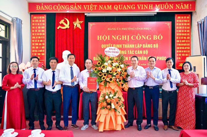 Sau khi thành lập, Đảng bộ Bệnh viện Tâm thần Vĩnh Phúc (Phú Thọ) có 77 đảng viên, 4 chi bộ trực thuộc.