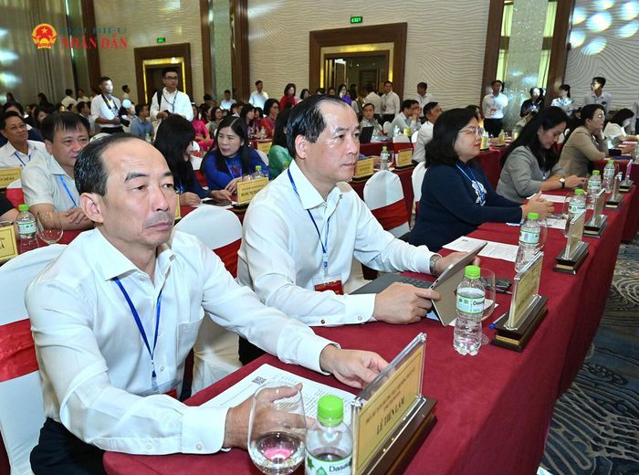 Các đại biểu tham dự Hội nghị Cộng tác viên toàn quốc của Báo Đại biểu Nhân dân năm 2026. Ảnh: Quang Khánh