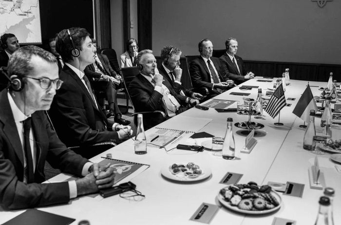 Đặc phái viên Steve Witkoff và Jared Kushner của Tổng thống Mỹ đã tới Moscow và Kiev trong nỗ lực nối lại đàm phán hòa bình Nga - Ukraine. Ảnh: Nhà Trắng