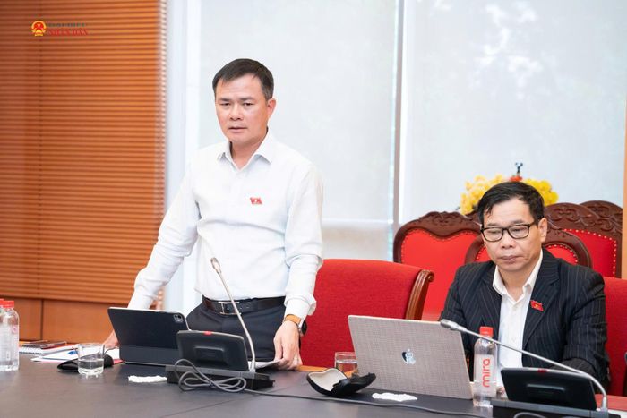 ĐBQH Tào Đức Thắng (TP. Hồ Chí Minh) phát biểu tại phiên họp