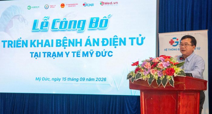 Trạm Y tế xã Mỹ Đức là đơn vị thứ 3 trên địa bàn tỉnh An Giang đưa vào vận hành bệnh án điện tử