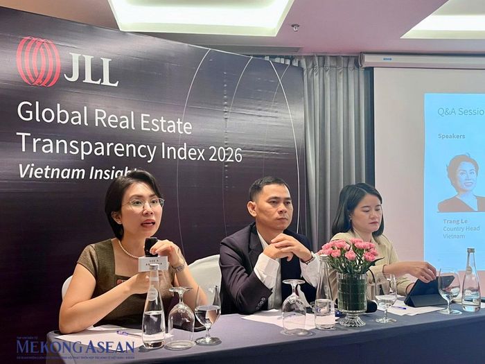 Lãnh đạo JLL Việt Nam giải đáp các vấn đề về minh bạch bất động sản. Ảnh: Vũ Miên/Mekong ASEAN