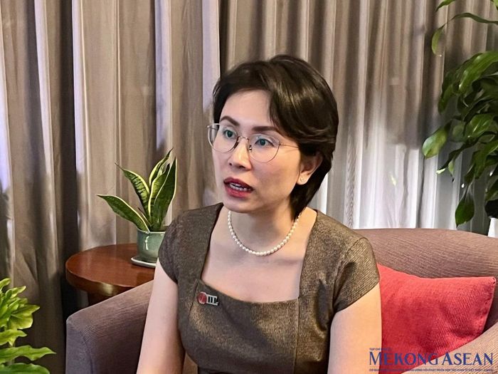 Bà Lê Thị Huyền Trang, Tổng giám đốc JLL Việt Nam. Ảnh: Vũ Miên/Mekong ASEAN