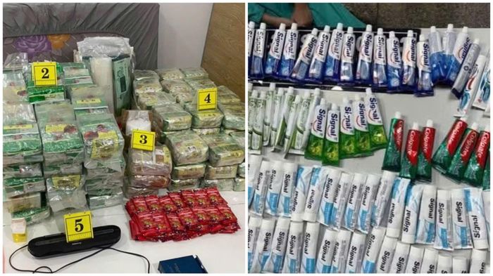 Tang vật ma túy trong chuyên án VN10.