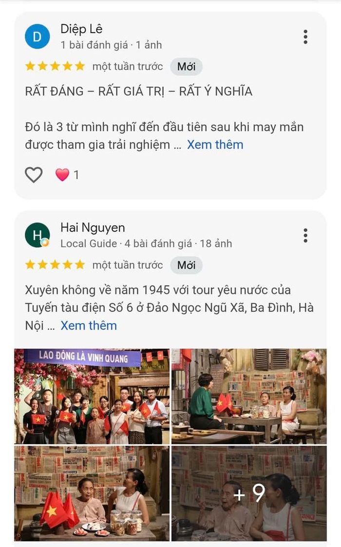 Tour yêu nước là một sản phẩm trong hành trình của Tuyến Tàu điện Số 6 - nơi có rất nhiều trải nghiệm văn hoá, được giới trẻ đánh giá cao.