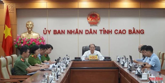 Các đại biểu dự hội nghị tại điểm cầu tỉnh.