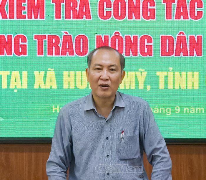 Phó Chủ tịch Thường trực Ban Chấp hành Trung ương Hội Nông dân Việt Nam Phan Như Nguyện ghi nhận những kết quả và cách làm sáng tạo của Hội Nông dân xã Hưng Mỹ, trong đó mô hình quản trị “15 - 61 - 365” cần được nghiên cứu, nhân rộng trên địa bàn tỉnh.