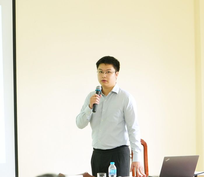 Ông Nguyễn Bá Trung - Cục Công nghệ thông tin - nhấn mạnh, AI là công cụ hỗ trợ, không thay thế trách nhiệm nghiệp vụ. Ảnh: N.LY