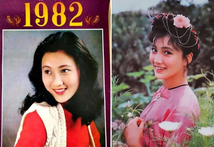 Nhan sắc thời trẻ của Lâm Phương Bình.