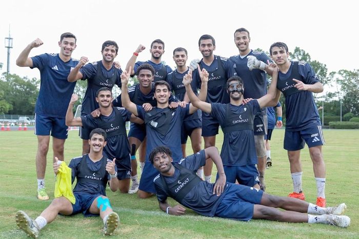 3 trong số các cầu thủ thuộc đội tuyển Olympic Kuwait bị từ chối nhập cảnh vào Nhật Bản. (Ảnh: Kuwait FA)