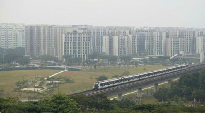 Khói mù khiến chất lượng không khí tại Singapore suy giảm nghiêm trọng. (Ảnh: AsiaOne/Jasper Lim)