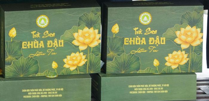 Trà Sen Chùa Đậu là một trong những sản phẩm tiêu biểu của xã Thượng Phúc, Hà Nội.