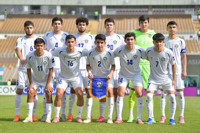 U23 Uzbekistan là đối thủ đáng gờm của U23 Việt Nam. (Ảnh: UFA)