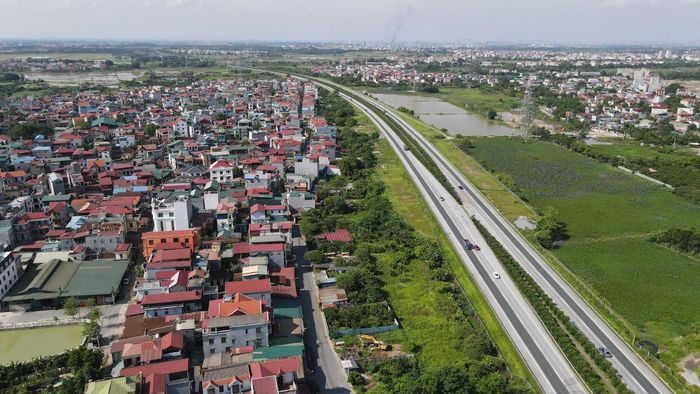 Một góc xã Thư Lâm. Ảnh Quang Thái