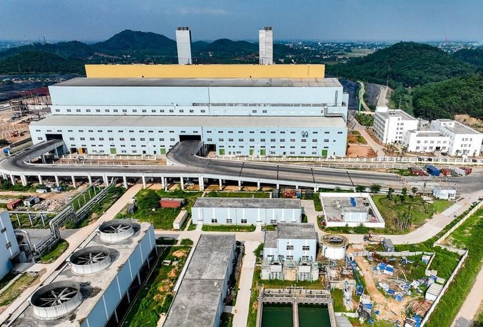 Nhà máy điện rác Sóc Sơn được đầu tư hiện đại, công suất tiếp nhận 5.000 tấn rác/ngày đêm. Ảnh: Đức Duy