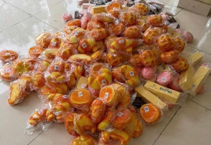 Hàng hóa vi phạm bị Đội Quản lý thị trường số 9 thu giữ. Ảnh: Đơn vị cung cấp