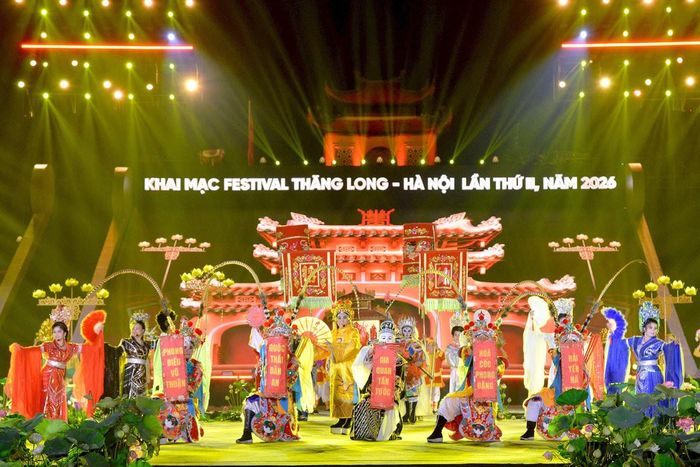 Khai mạc Festival Thăng Long - Hà Nội lần thứ II, năm 2026. Ảnh: Viết Thành