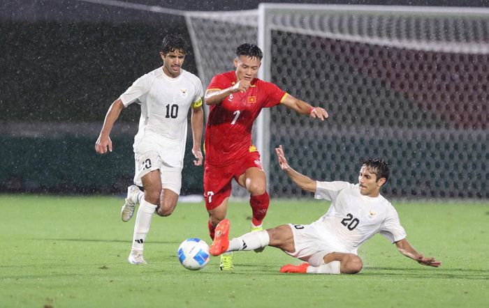 Đội tuyển U23 Việt Nam bị chia điểm đáng tiếc trước U23 Kuwait. Ảnh: Hoàng Hồ