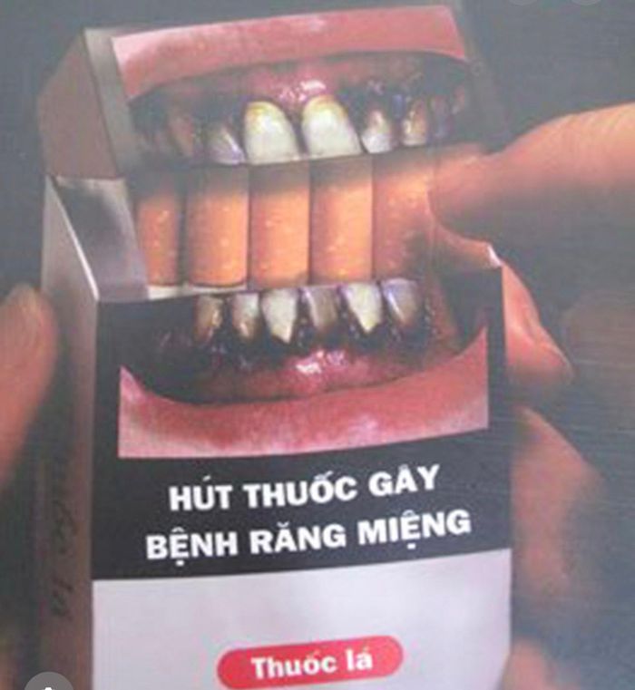Theo WHO, nhiều quốc gia đã áp dụng cảnh báo thuốc lá chiếm phần lớn diện tích bao bì.