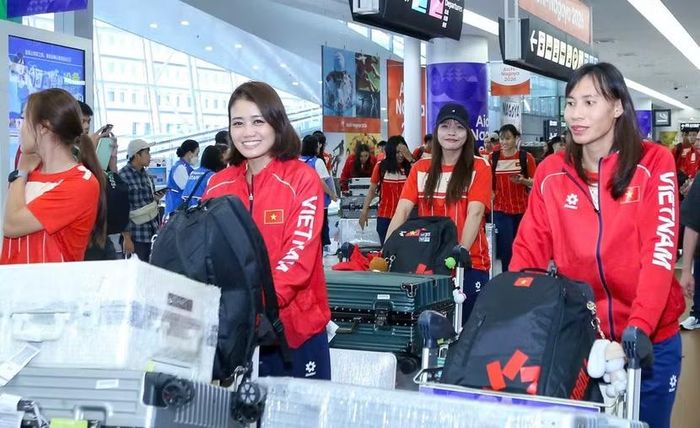 Cánh quân lớn nhất của đoàn thể thao Việt Nam đã có mặt tại Nhật Bản (Ảnh: Đoàn TTVN)