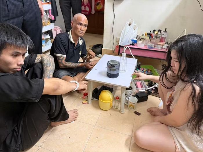 Các đối tượng bị bắt giữ