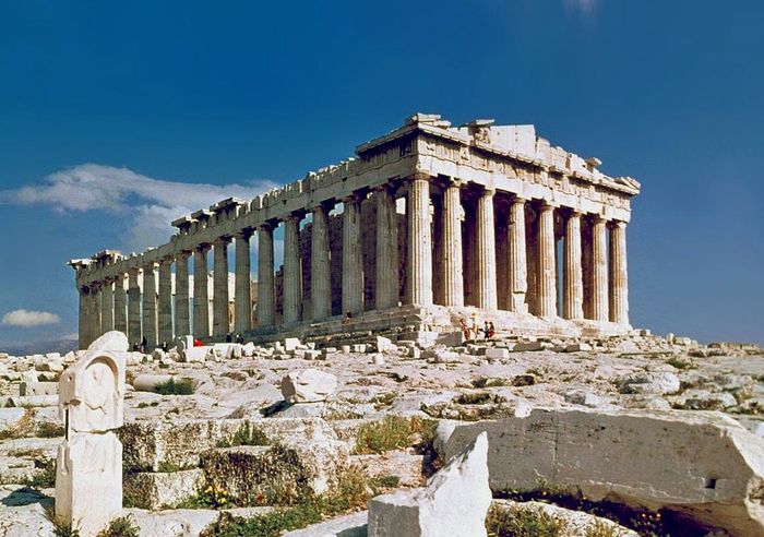  Đền Parthenon, Acropolis, Athens. Ảnh: Wikipedia. 