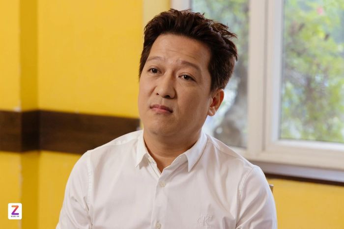 Trường Giang trong cuộc phỏng vấn với Tri Thức - Znews, gửi lời xin lỗi tới những người bị mình làm tổn thương. Ảnh: Phương Lâm.