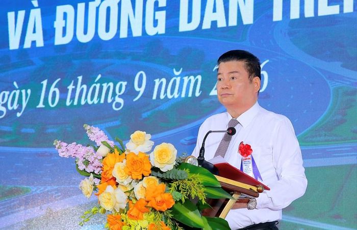 Ông Nguyễn Xuân Thành, Chủ tịch Tập đoàn Kinh tế Xuân Thành cam kết thi công khẩn trương, quyết liệt, bám sát tiến độ, an toàn và hiệu quả