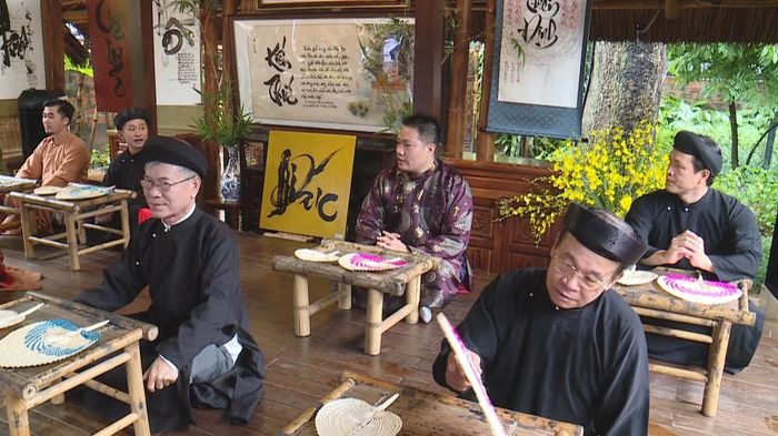 Nhiều "thầy đồ" tham gia chương trình "Nét An nhiên"