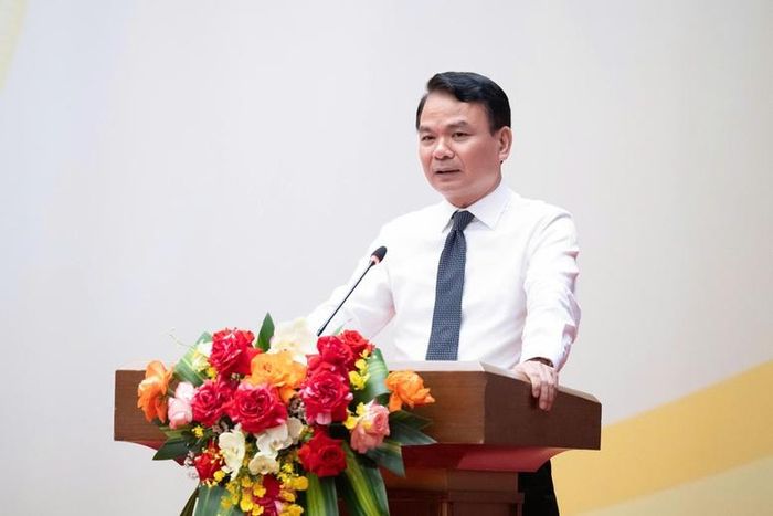 Bộ trưởng Chủ nhiệm Văn phòng Chính phủ Đặng Xuân Phong phát biểu tại Lễ ký Quy chế phối hợp công tác Ảnh: chinhphu.vn/Toàn Thắng