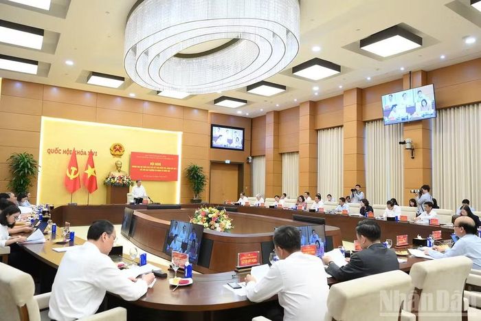Tổng Bí thư, Chủ tịch nước Tô Lâm chủ trì Hội nghị thông qua kết quả kiểm tra, giám sát đối với Ban Thường vụ Đảng ủy Quốc hội. (Ảnh: ĐĂNG KHOA)