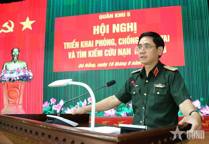  Thiếu tướng Phan Đại Nghĩa kết luận hội nghị. 