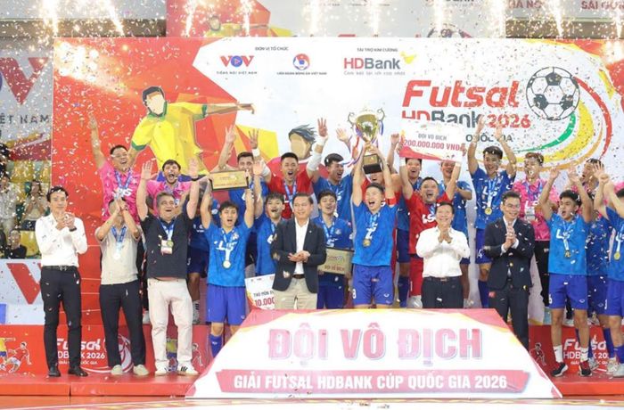Thái Sơn Bắc vô địch Cúp Quốc gia futsal lần thứ 3 liên tiếp.