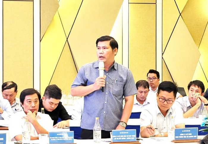 Đại diện doanh nghiệp nêu ra những khó khăn, vướng mắc trong công tác GPMB.