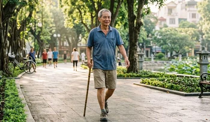 Về già, biết buông tay không có nghĩa là hết thương con. Ảnh minh họa