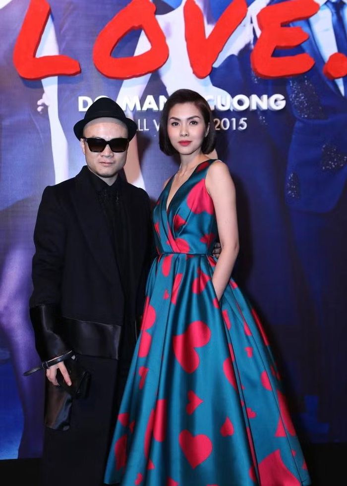 Đỗ Mạnh Cường và Tăng Thanh Hà tại một sự kiện năm 2015. Hơn 10 năm qua, cả hai nhiều lần có mặt trong những hoạt động, sự kiện của nhau. Ảnh: Harper's Bazaar Việt Nam