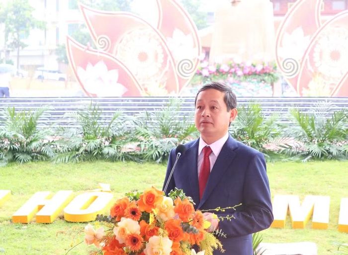 Chủ tịch UBND tỉnh Bắc Ninh Phạm Hoàng Sơn phát biểu tại chương trình.