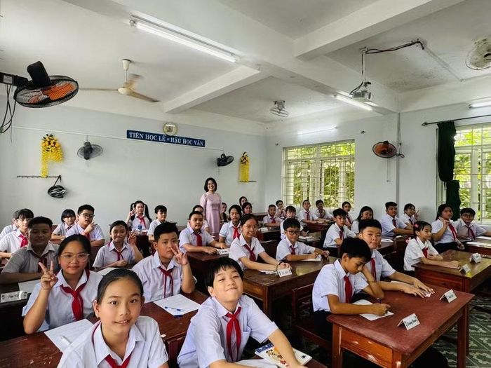 Học sinh Trường THCS Kim Đồng.