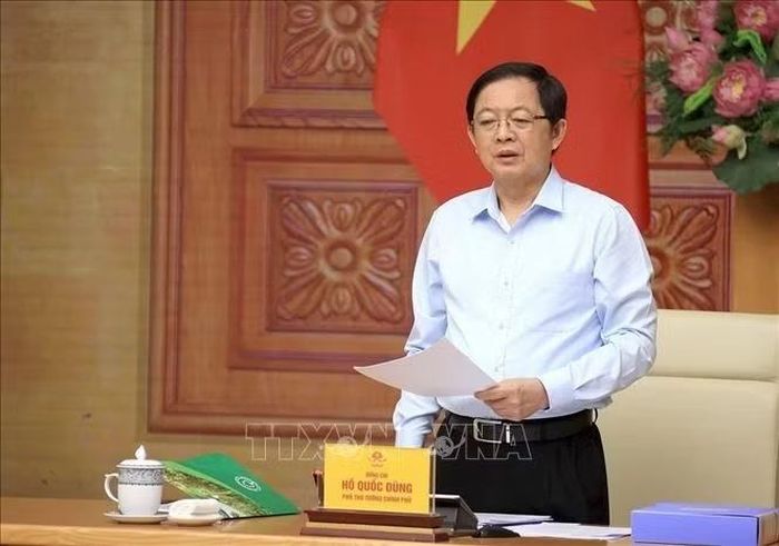 Phó Thủ tướng Hồ Quốc Dũng phát biểu. Ảnh: TTXVN