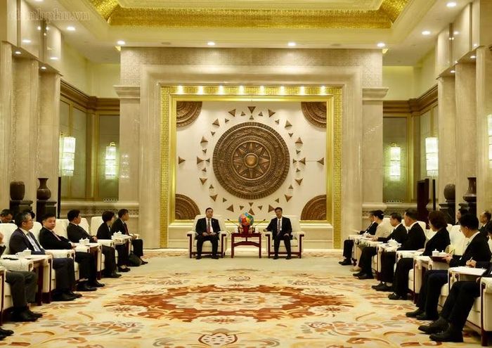 Toàn cảnh cuộc tiếp - Ảnh: CP
