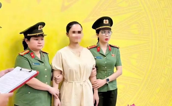 Đối tượng Vũ Thị Dung - Ảnh: Công an tỉnh Tuyên Quang.