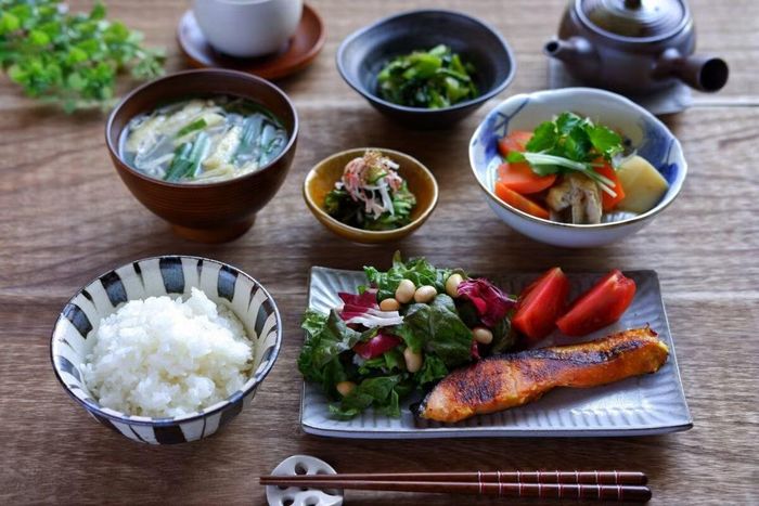 Bữa cơm thường ngày của người Nhật tại nhà. Ảnh: Japanwondertravel.