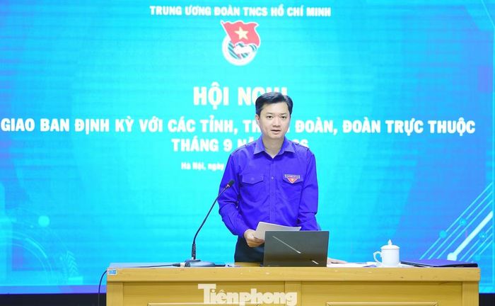 Anh Nguyễn Minh Triết phát biểu kết luận hội nghị. Ảnh: Xuân Tùng