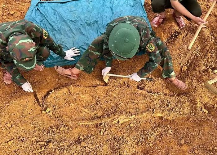 Tính đến nay đã có 9 hài cốt liệt sĩ được tìm thấy tại khu vực thôn Đồng Răm.