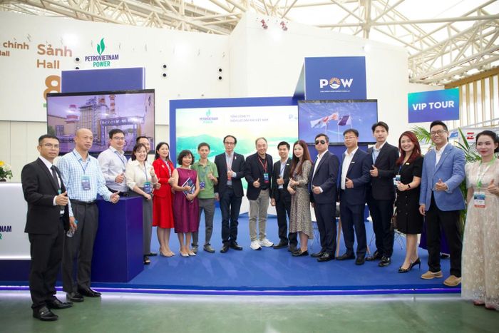 Khu trưng bày của Tổng công ty Điện lực Dầu khí Việt Nam (PV Power).